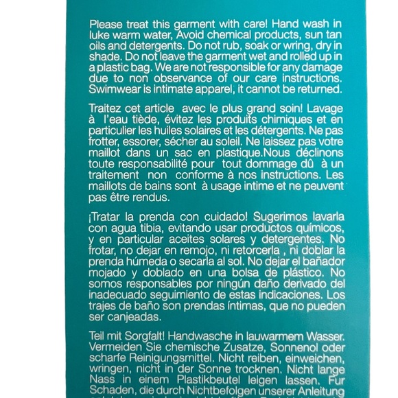 Profile by Gottex Women's Molded
Underwire Bra Tribal one piece size 12 NWT - Picture 12 of 12